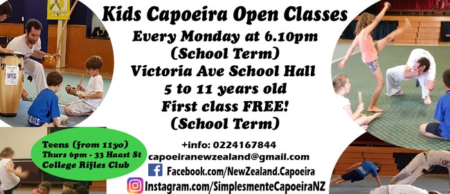 Kids Capoeira Classes Term 1