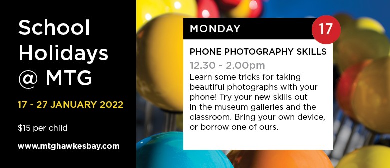 Phone Photography Skills School Holiday Programme