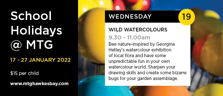 Wild Watercolours School Holiday Programme