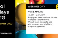 Movie Making School Holiday Programme