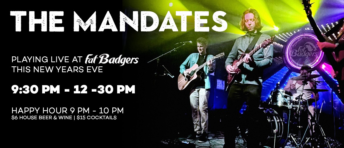 New Years Eve - Live Music from the Mandates