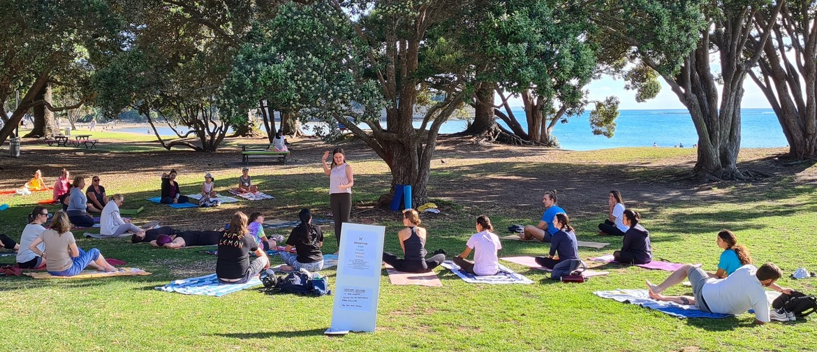 Morning Yoga Flow Browns Bay Beach Yoga