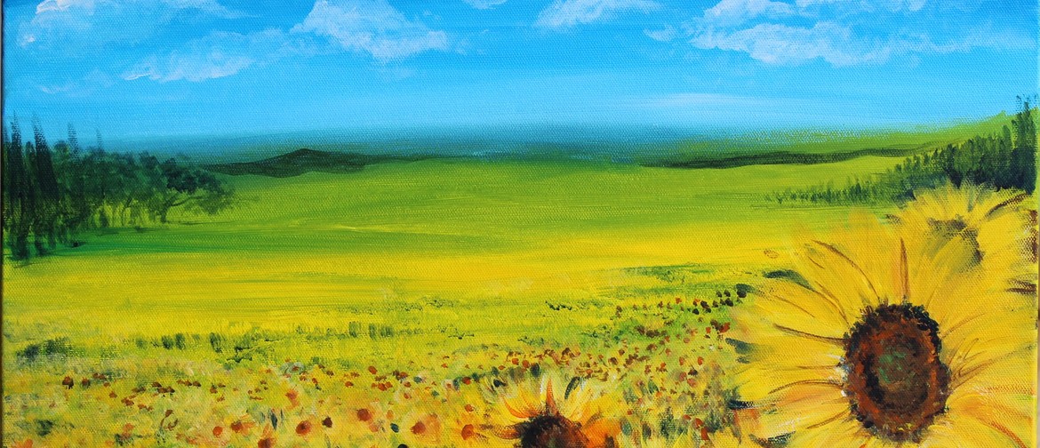 Paint & Chill Sat Arvo 4pm -Sunflower Field!