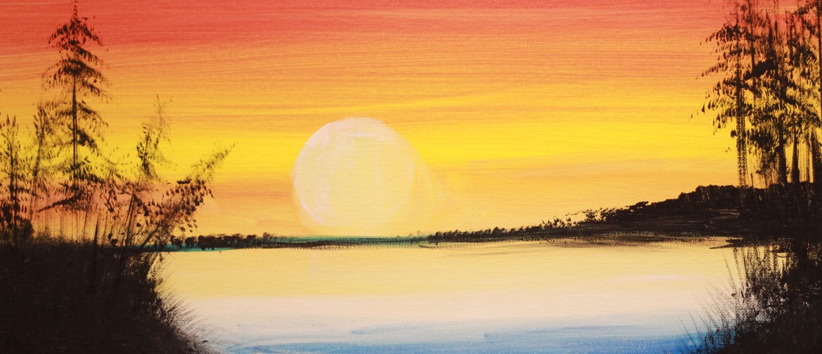 Paint & Chill Friday Night  - Golden Sunset!