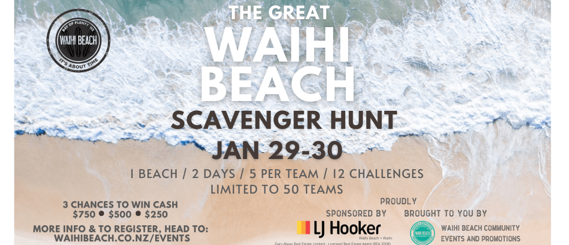 The Great Waihi Beach Scavenger Hunt