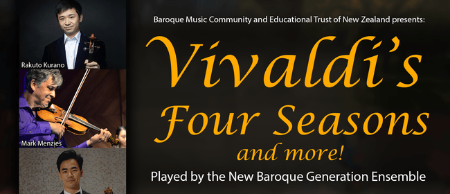 New Baroque Generation Ensemble presents: The Four Seasons: CANCELLED