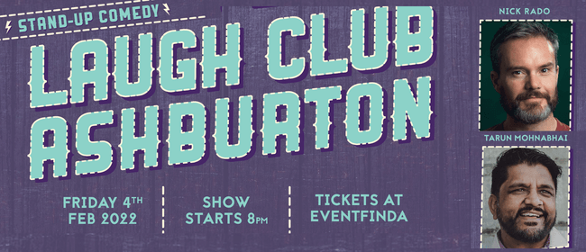 Laugh Club Ashburton w/ Nick Rado & Tarun Mohanbhai: CANCELLED