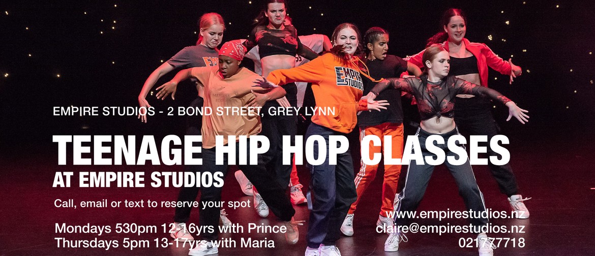 Teenage Hip Hop 12-16yrs - Mondays