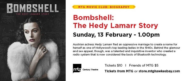 MTG Movie Club - Bombshell: The Hedy Lamarr Story