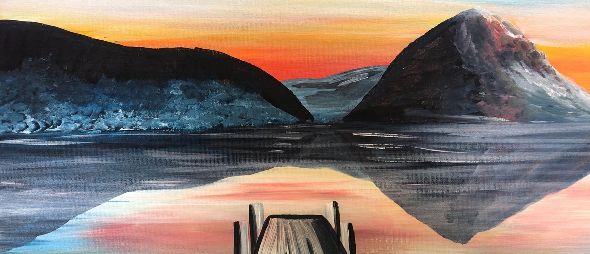 Paint and Wine Afternoon - Sunset at the Wharf