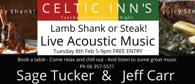 Shank & Steak Night ft Sage Tucker & Jeff Carr