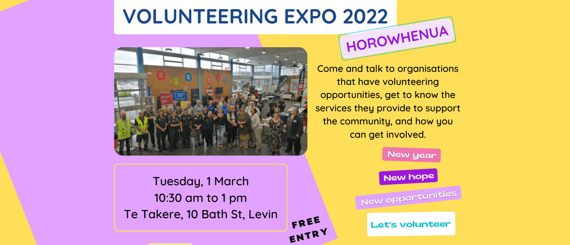 Horowhenua Volunteering Expo 2022