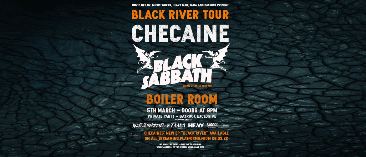 Black River Tour: Checaine and guests Black Sabbath Tribute