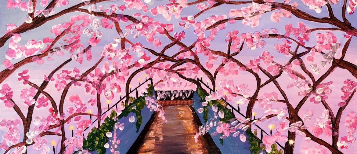 Paint and Wine Afternoon - Cherry Blossoms