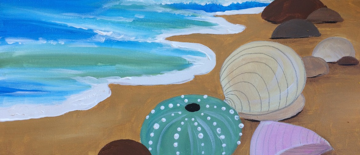 Paint and Wine Night - Seashells on the Shore
