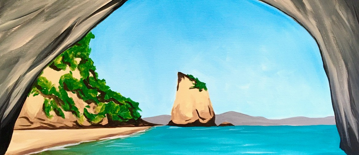 Paint and Wine Night - Cathedral Cove