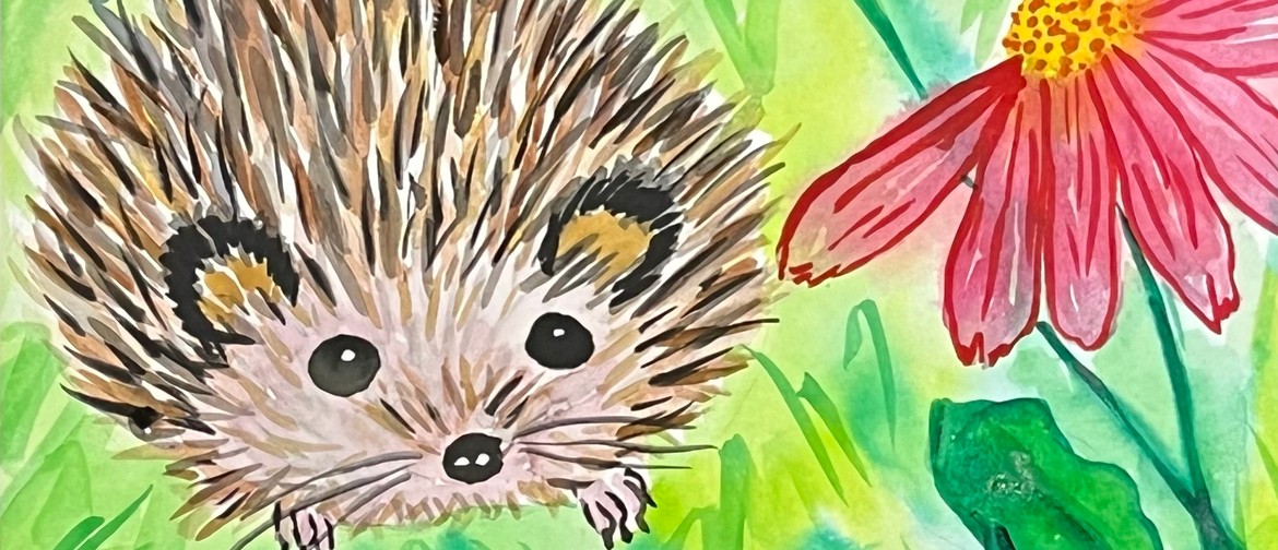 Watercolour and Wine Night - Friendly Hedgehog: CANCELLED