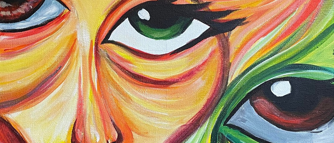 Paint & Wine Night - Abstract Faces