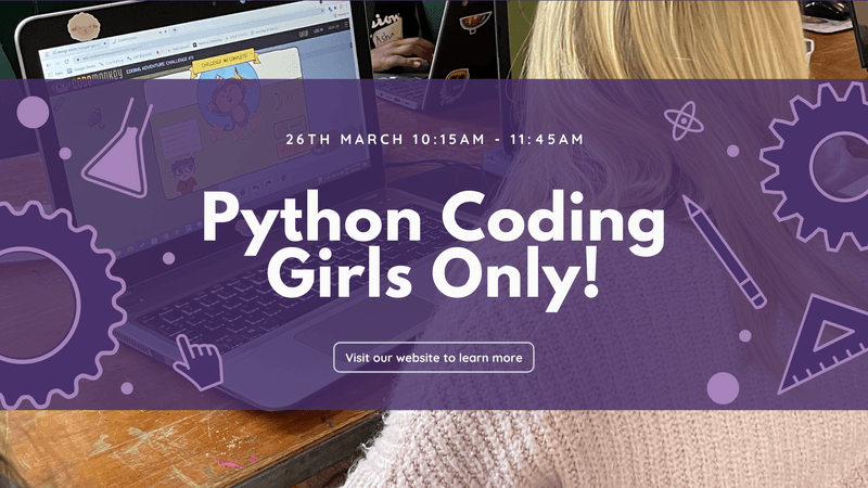 Python Programming, Coding Workshop - Girls Only - Virtual - Eventfinda