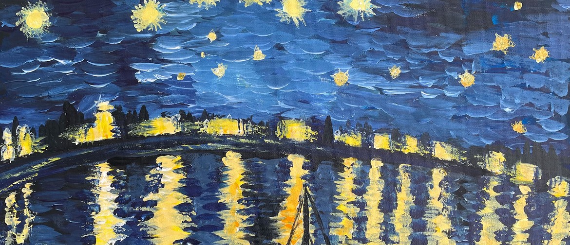 Paint and Wine Afternoon - Starry Night on the Rhone