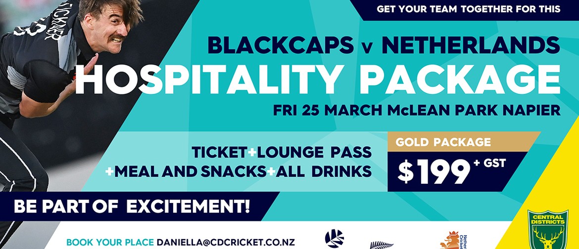 BLACKCAPS v Netherlands T20i - Hospitality Lounge: SOLD OUT