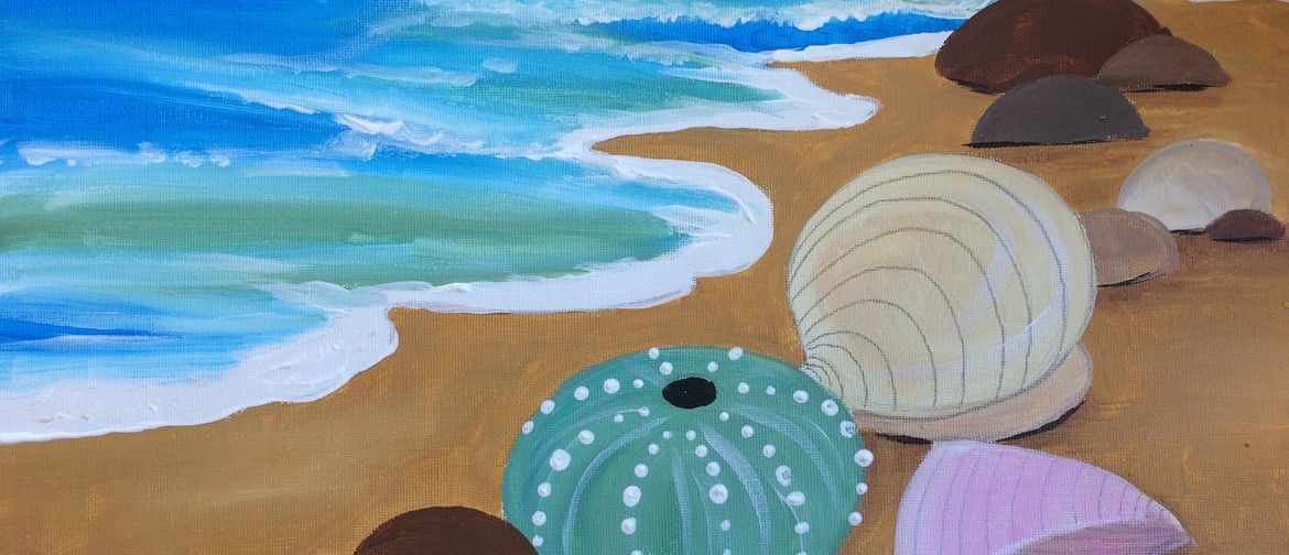 Paint and Wine Night - Seashells on the Shore