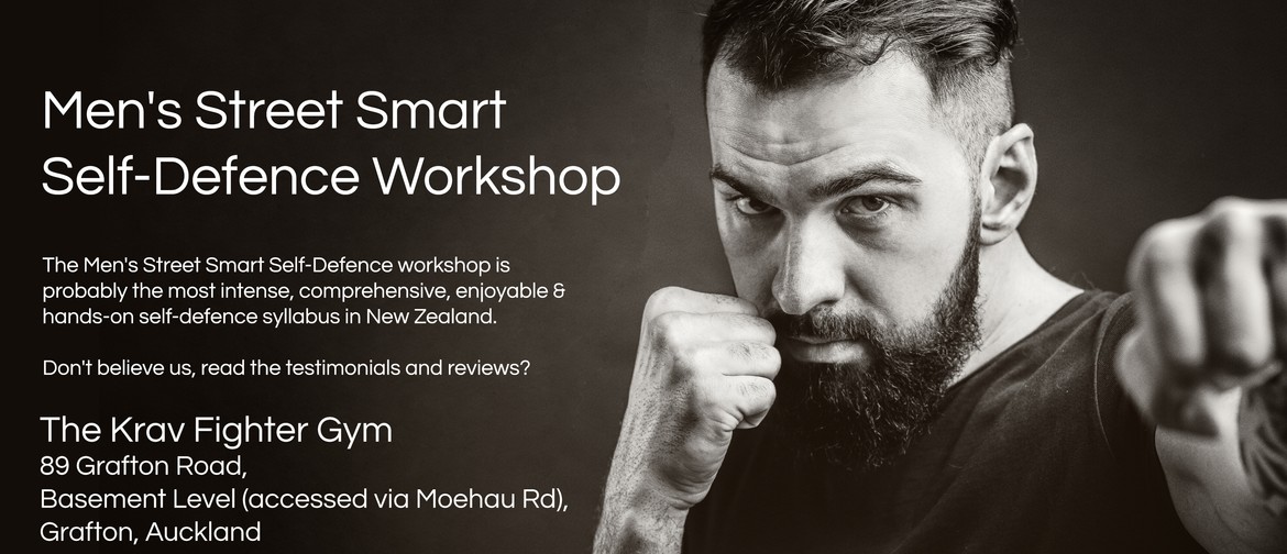 Men's Street Smart Self-Defence Workshop: CANCELLED