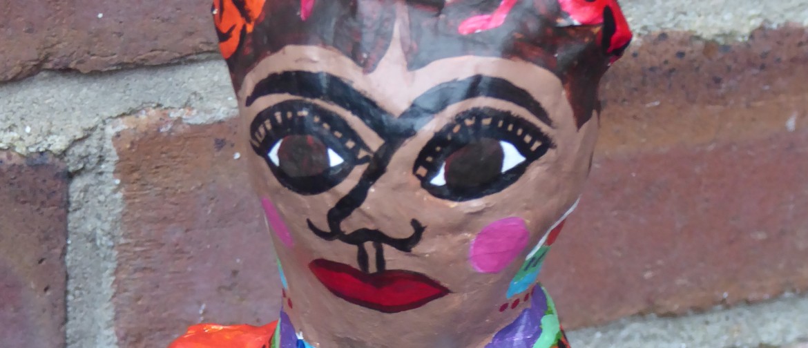 Frida Kahlo Papier Mache Dolls