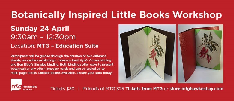 Botanically Inspired Little Books Workshop