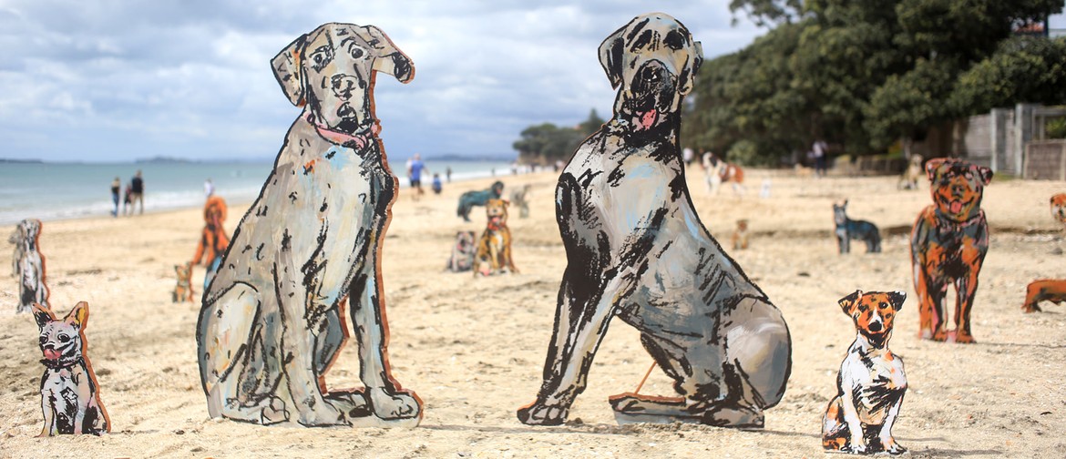 The Art Of Christian Nicolson: Doggie Sculptures In The Park