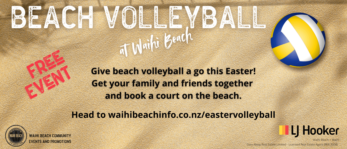 Waihi Beach Easter Beach Volleyball