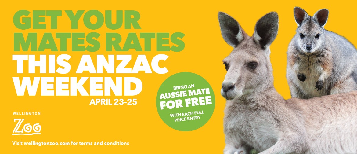 ANZAC Weekend at Wellington Zoo