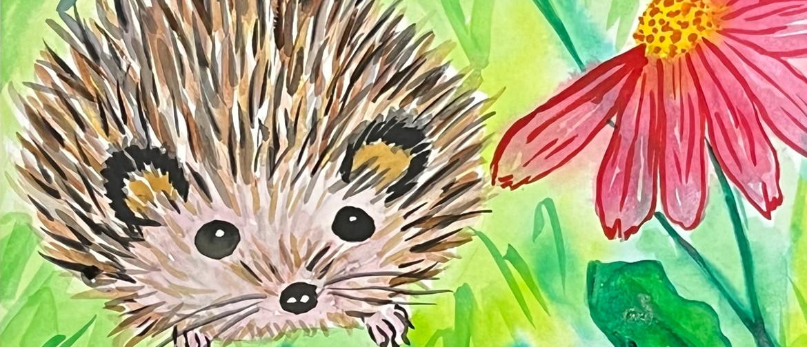Watercolour & Wine Afternoon - Friendly Hedgehog: CANCELLED