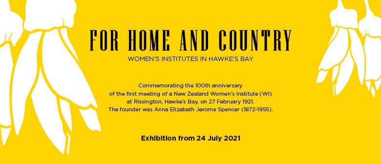 For Home and Country - Women's Institutes of Hawkes Bay