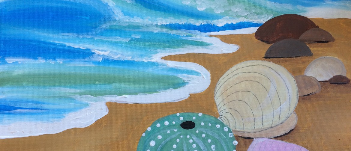 Paint & Wine Night - Seashells on the Shore