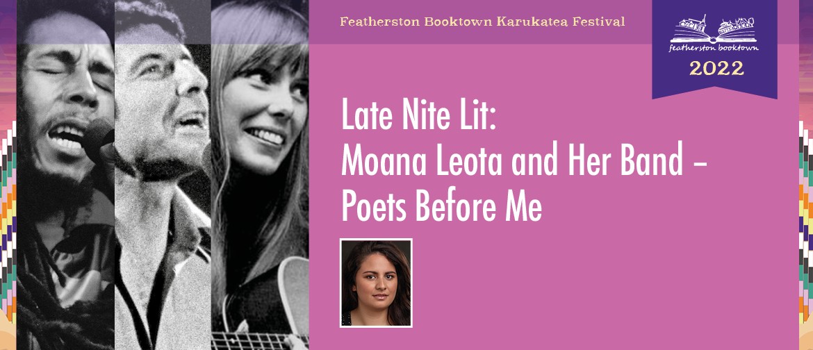 Late Nite Lit: Moana Leota and her band - Poets Before Me