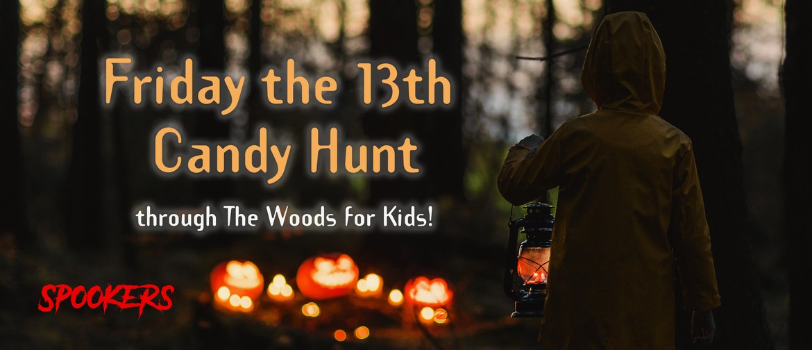 Kids Friday the 13th Candy Treat Hunt through 'The Woods'