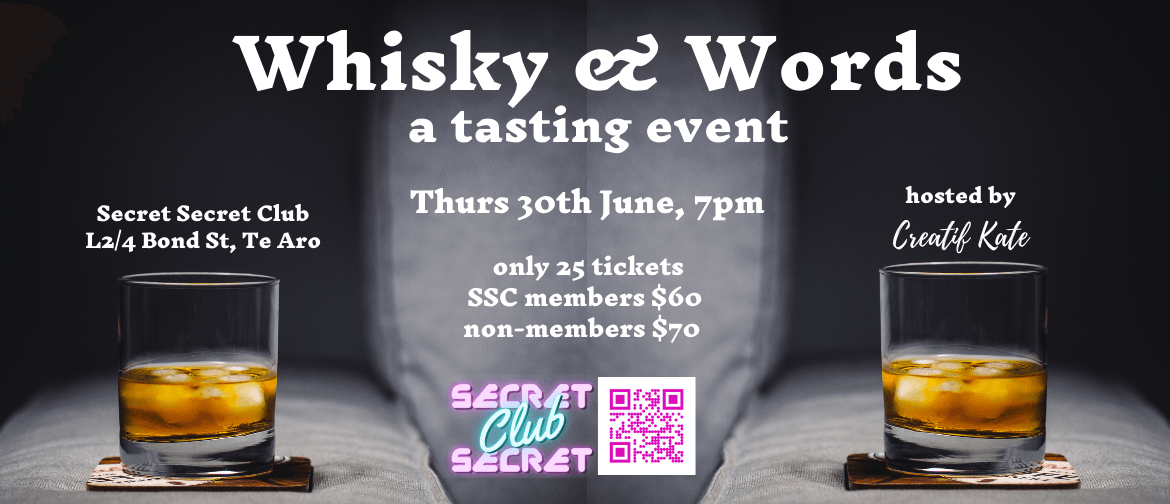Whisky & Words: A Tasting Event