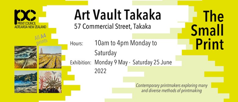 PCANZ Small Print Exhibition series 2022 - Takaka