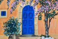 Paint and Wine Night - Doorway to Athens