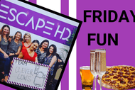 Image for event: Escape HQ Friday Fun - Escape room + wine/beer + pizza