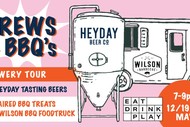 Image for event: Brewery Tour, Beer & BBQ Tasting - Eat, Drink, Play