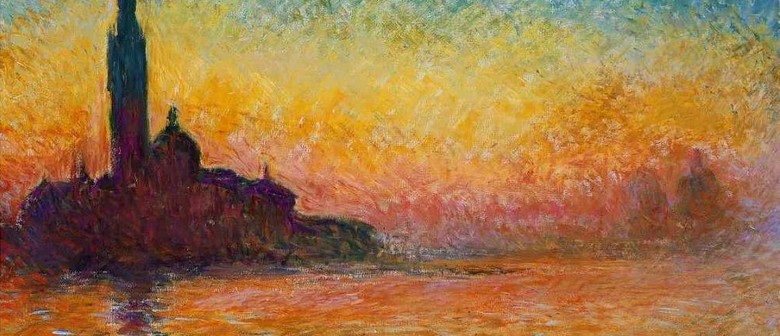 Wine and Paint Party - Monet’s Sunset In Venice Painting