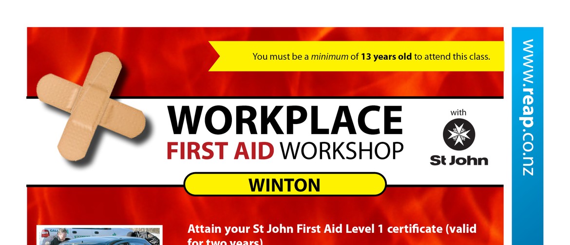 Workplace First Aid Workshop Winton