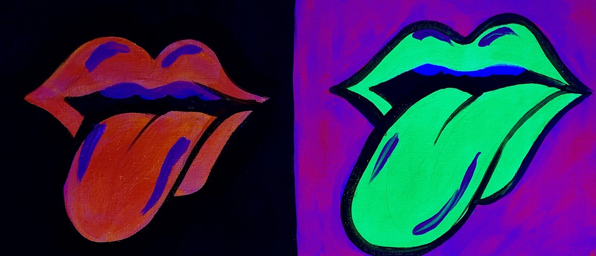 Glow in the Dark Paint Night - The Rolling Stones