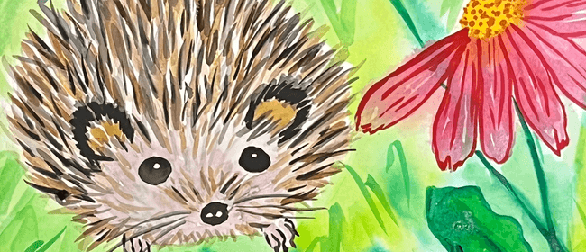 Watercolour & Wine Night - Friendly Hedgehog: CANCELLED