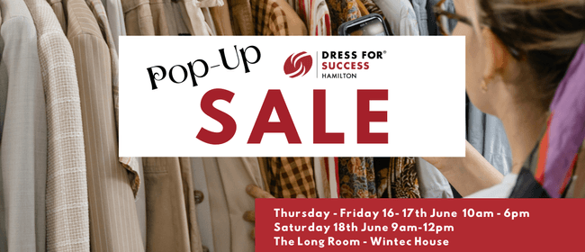 Dress for Success Hamilton Women’s Clothing Pop-Up Sale