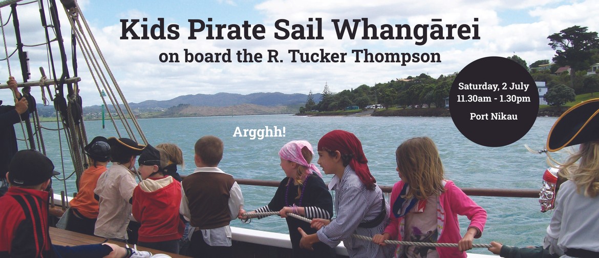 Kids Pirate Sail on the R. Tucker Thompson