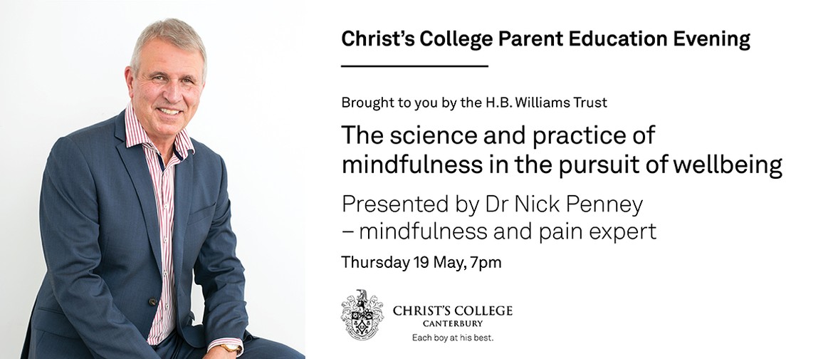 Parent Education Evening with Dr Nick Penney