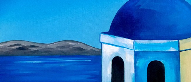 Paint & Wine Night - Santorini: CANCELLED